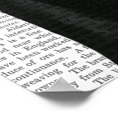 Schwarzes Labrador mit Herzsonnenbrille Poster (Ecke)