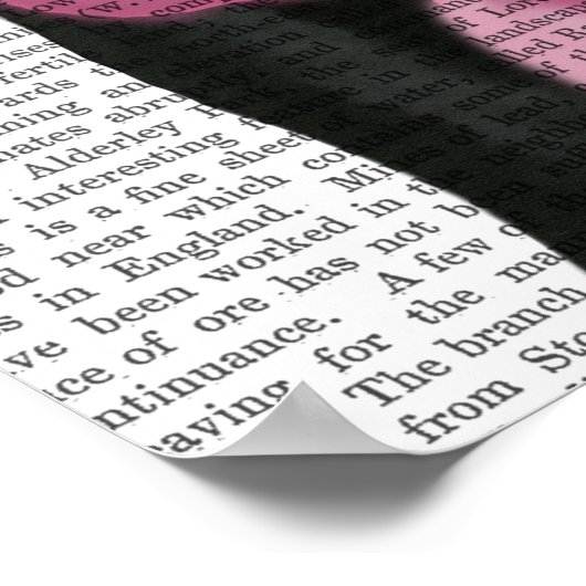 Schwarzes Labrador mit Ohrmuscheln Poster (Ecke)