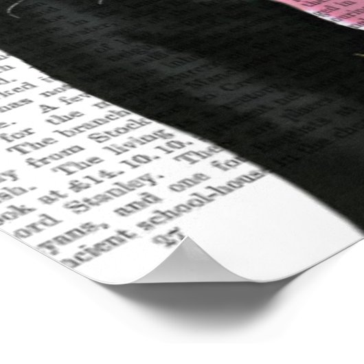 Schwarzes Labrador mit Tiara Poster (Ecke)