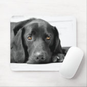 Schwarzes Labrador Mousepad (Mit Mouse)