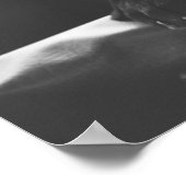 Schwarzes Labrador-Poster Poster (Ecke)