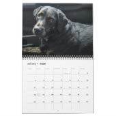 Schwarzes Labrador Retriever Dog Foto Kalender (Jan 2026)
