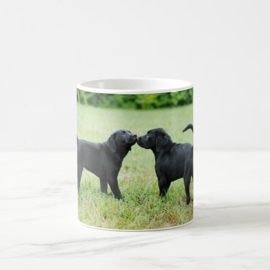 Schwarzes Labrador retriever Kaffeetasse (Mittel)