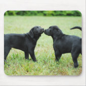 Schwarzes Labrador retriever Mousepad (Vorne)