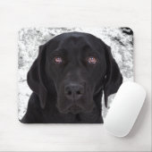 Schwarzes Labrador retriever Mousepad (Mit Mouse)