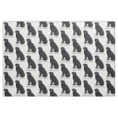 Schwarzes Labrador retriever Stoff (Fat Quarter (45,7 x 55,9 cm))