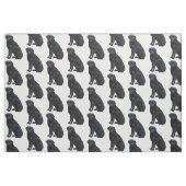 Schwarzes Labrador retriever Stoff (Fat Quarter (45,7 x 55,9 cm))