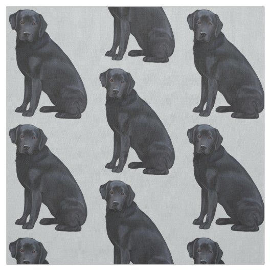 Schwarzes Labrador retriever Stoff (Muster)