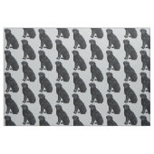 Schwarzes Labrador retriever Stoff (Fat Quarter (45,7 x 55,9 cm))