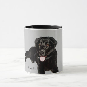 Schwarzes Labrador retriever Tasse