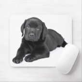 Schwarzes Labrador-Retriever-Welpenmousepad Mousepad (Mit Mouse)