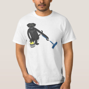 Schwarzes Labrador retriever-Winden T-Shirt