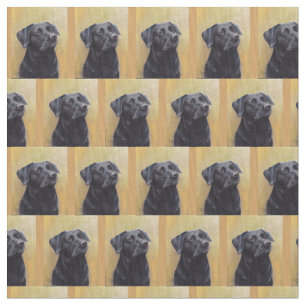 Schwarzes Labrador Stoff