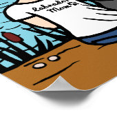 Schwarzes Labrador und Mama und Vater Poster (Ecke)