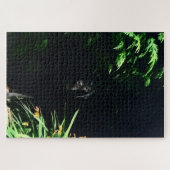 Schwarzes Labrador verbergen Puzzle (Horizontal)
