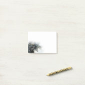 Schwarzes Labrador-Weihnachten Post-it Klebezettel (Auf Schreibtisch)