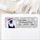 Schwarzes Labrador Weihnachtsgemälde für Weihnacht (Insitu)