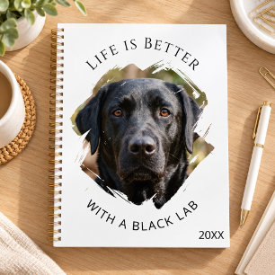 Schwarzes Labrador-Zitat-Foto 2027 Planer