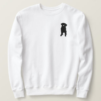 Schwarzes Labradorsweatshirt Sweatshirt