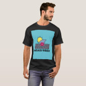 schwarzes langärmliges Hemd T-Shirt (Vorne ganz)
