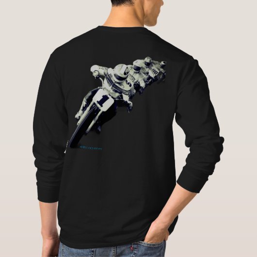 SCHWARZES LANGARMTEIL 2025 T-Shirt (Rückseite)