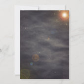 Schwarzes Laser-Umbau-Party laden ein Einladung (Rückseite)