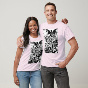 Schwarzes Laternen-Korps - Schwarzweiss T-Shirt