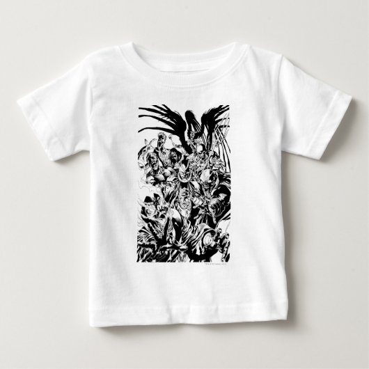 Schwarzes Laternenkorps - Schwarzweiß Baby T-shirt (Vorderseite)