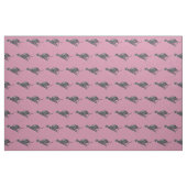 Schwarzes laufendes Windhund-Hundekunst-Gewebe Stoff (Fat Quarter (45,7 x 55,9 cm))