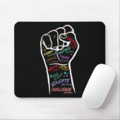 Schwarzes Leben der ersten Hand Problem Schwarze G Mousepad (Mit Mouse)