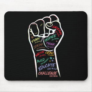 Schwarzes Leben der ersten Hand Problem Schwarze G Mousepad