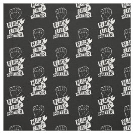 Schwarzes Leben ist ein Protestmuster mit schwarze Stoff