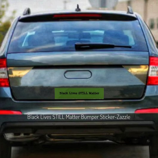 Schwarzes Leben ist immer noch wichtig Autoaufkleber