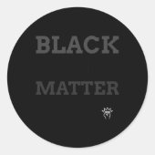 Schwarzes Leben Lichtprofil Aufkleber (Vorderseite)