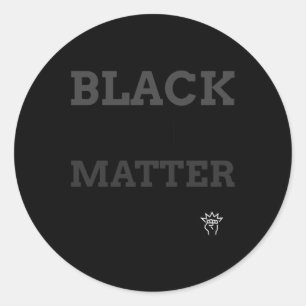Schwarzes Leben Lichtprofil Aufkleber