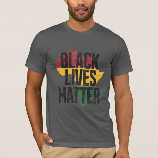 Schwarzes Leben Materie Afrika T-Shirt (Vorderseite)
