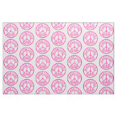 Schwarzes Leben Materie Friedenszeichen Rosa Stoff (Fat Quarter (45,7 x 55,9 cm))