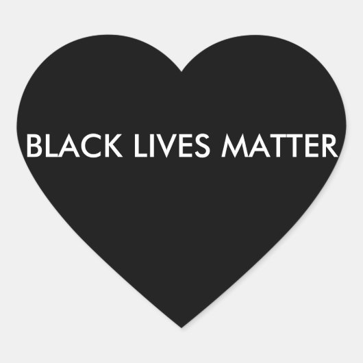 Schwarzes Leben Materie Sticker (Vorderseite)
