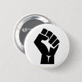 Schwarzes Leben Materie Symbol Button (Vorne & Hinten)