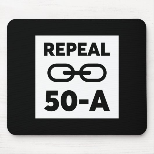 Schwarzes Leben Matter Aufhebung 50 A Mousepad (Vorne)