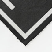 Schwarzes Leben Problem Blm Resist - Engagement Fleecedecke (Ecke)