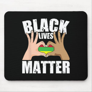 Schwarzes Leben Probleme Geschichte Gleichheit Afr Mousepad