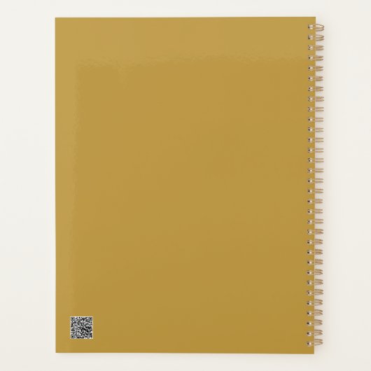 Schwarzes Leder, Beruflicher Planer (Rückseite)