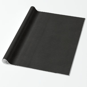 Schwarzes Leder Geschenkpapier