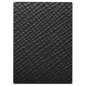 Schwarzes Leder Klemmbrett (Rückseite)