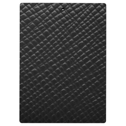 Schwarzes Leder Klemmbrett (Rückseite)
