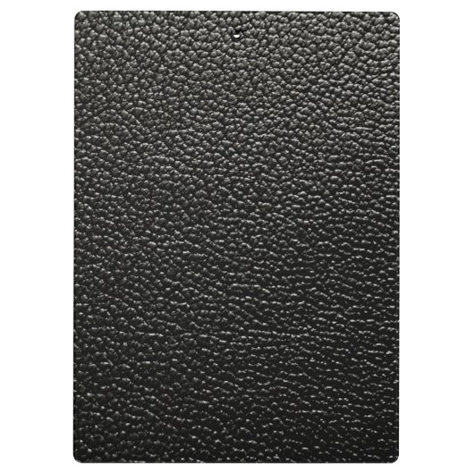 Schwarzes Leder Klemmbrett (Rückseite)