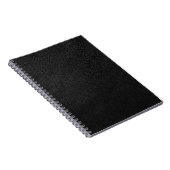 Schwarzes Leder Notizblock (Rechte Seite)