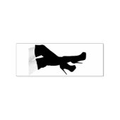 Schwarzes Leder Oberschenkelhohe Stiefel Thunder_C Gummistempel (Stempel)