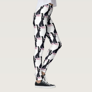 Schwarzes Leder Oberschenkelstiefel Thunder_Cove Leggings